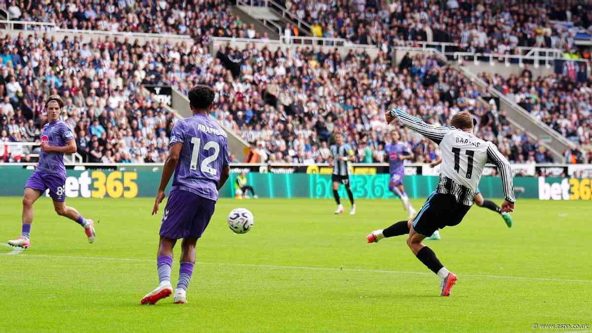 Newcastle vs. Bournemouth LIVE: Latest Premier League updates as Harvey Barnes scores stunner to halve the deficit