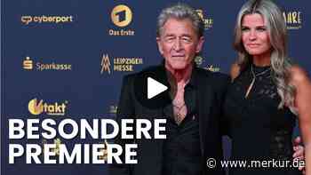 Peter Maffay mit Ehefrau Hendrikje bei der Goldenen Henne in Leipzig