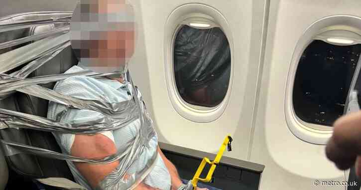 American Airlines passenger duct-taped to seat after mid-flight outburst