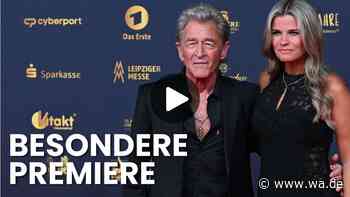 Peter Maffay mit Ehefrau Hendrikje bei der Goldenen Henne in Leipzig