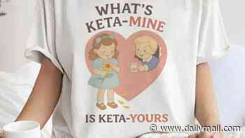Families' fury at 'comedy' ketamine T-shirts: Grieving mothers demand sites including Amazon, eBay and Etsy stop selling merchandise that glamourises killer drug