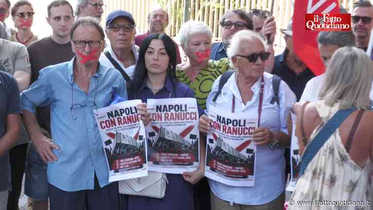 “Report? Violato il Freedom Act, il governo imbavaglia la verità”: a Napoli il presidio di solidarietà per Ranucci
