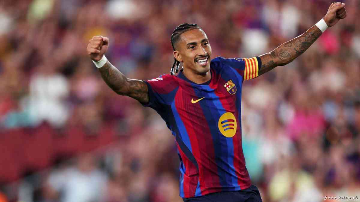 Raphinha appointed Barcelona captain