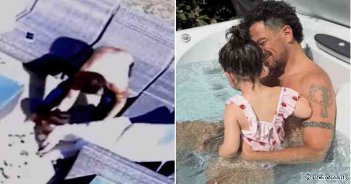 Peter Andre’s reflexes save daughter, 2, seconds before ‘potential disaster’