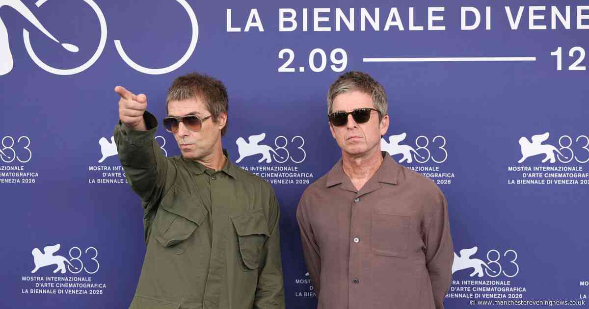 Oasis documentary premiere: 13 pictures of Gallagher brothers in Venice as the film world descends