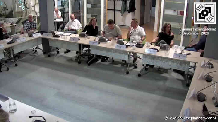 Seizoensopener van Landsmeerse raadscommissie levert vooral hamerstukken op