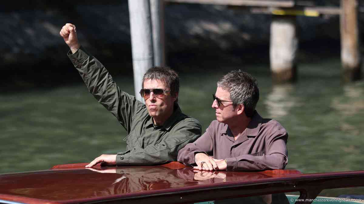 Oasis film premiere LIVE as Gallagher brothers in Venice for star-studded first screening