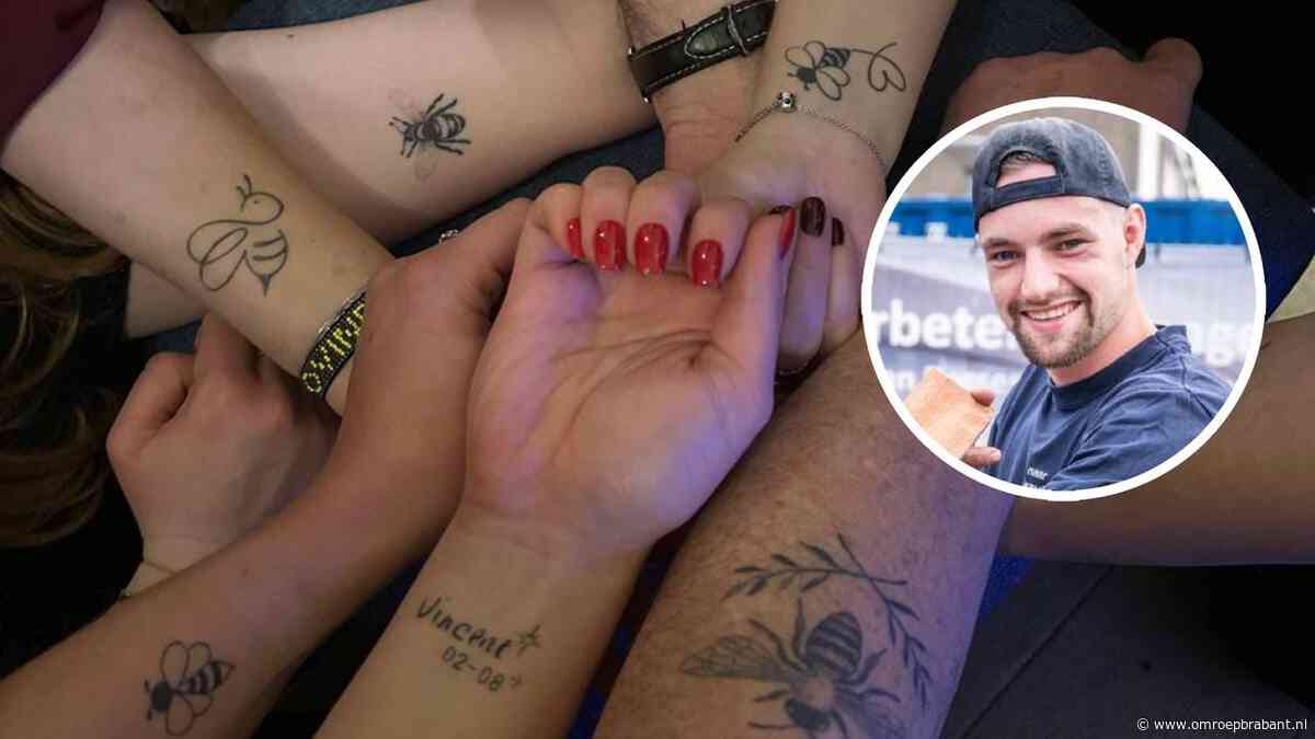 Vincent verongelukte op zijn 25e verjaardag, maar tattoo houdt hem dichtbij