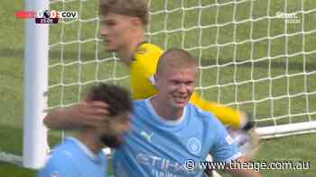 Haaland punishes keeper's indecision
