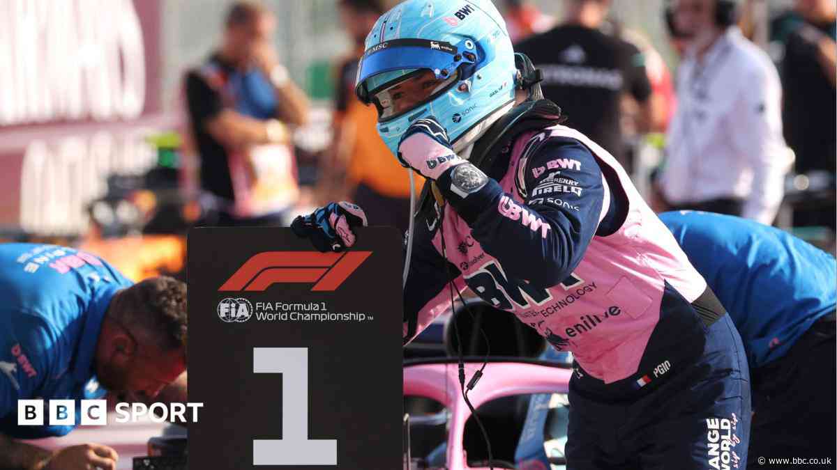 Alpine's Gasly beats Russell to stunning Monza pole
