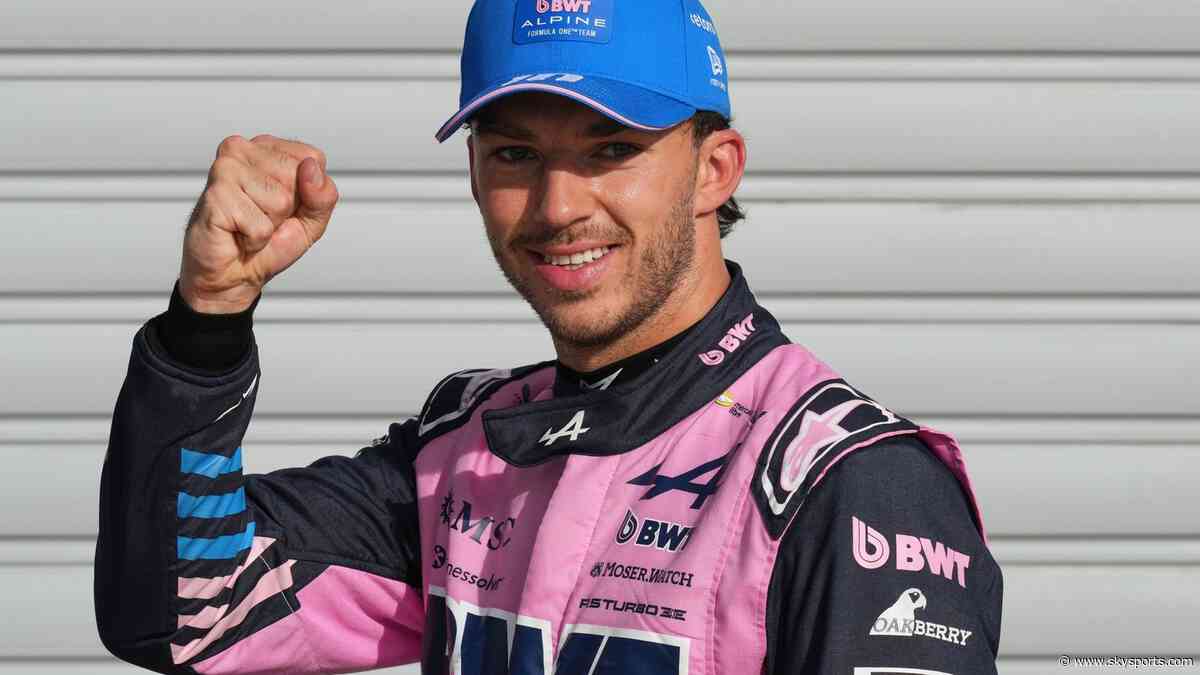 Gasly claims shock first F1 career pole at Italian GP
