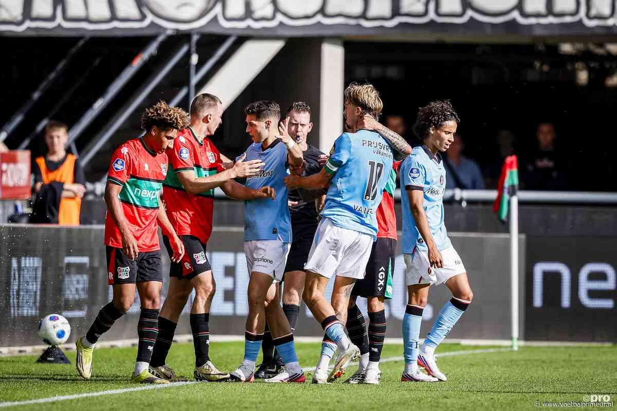 Perez reageert veelzeggend op opstootje tussen NEC en Feyenoord: 'Stoere jongens'