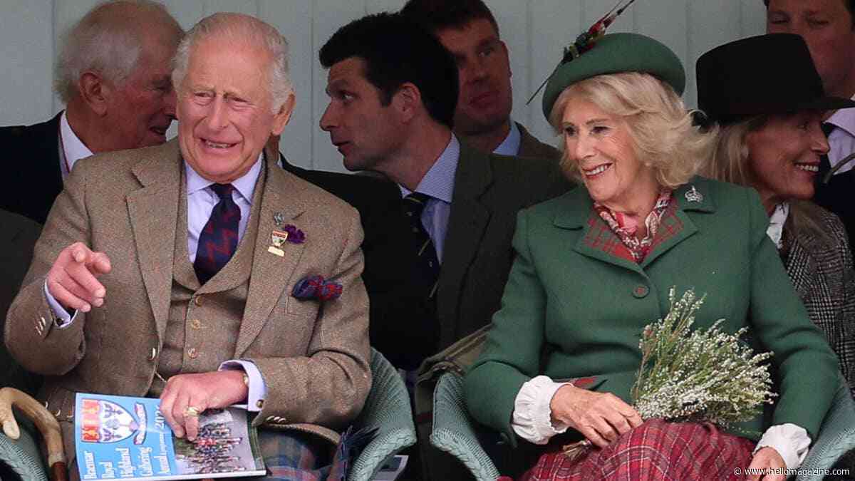 King Charles and Queen Camilla in fits of laughter during sweet moment