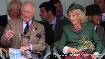 King Charles and Queen Camilla in fits of laughter during sweet moment
