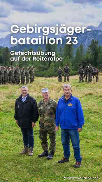 Besuch der Gebirgsjägerbrigade 23 - Bayern