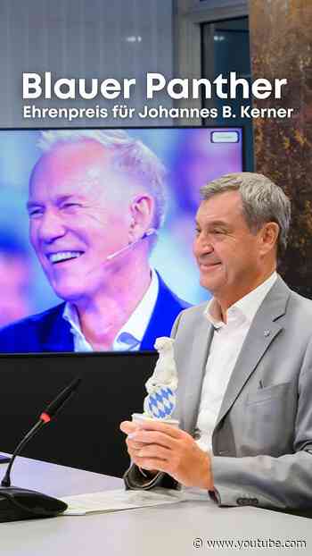 Ehrenpreis des Bayerischen Ministerpräsidenten beim „Blauer Panther – TV & Streaming Award“ - Bayern