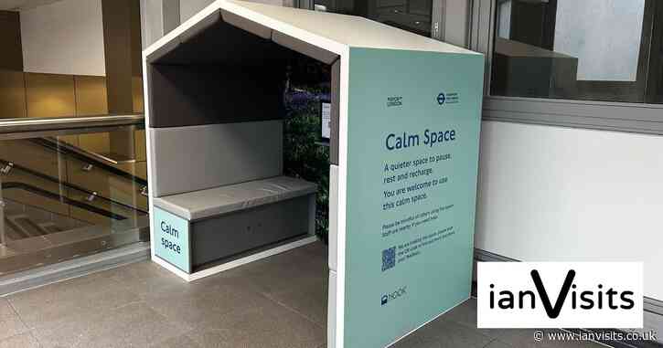 TfL trials new ‘calm space’ at Ealing Broadway station