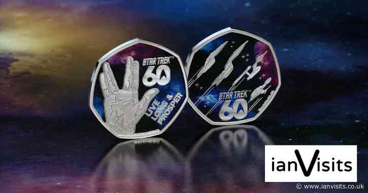 Royal Mint releases Star Trek branded 50 pence coins