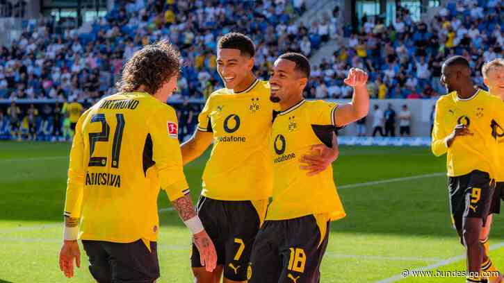 Dortmund kämpft sich in Hoffenheim zurück