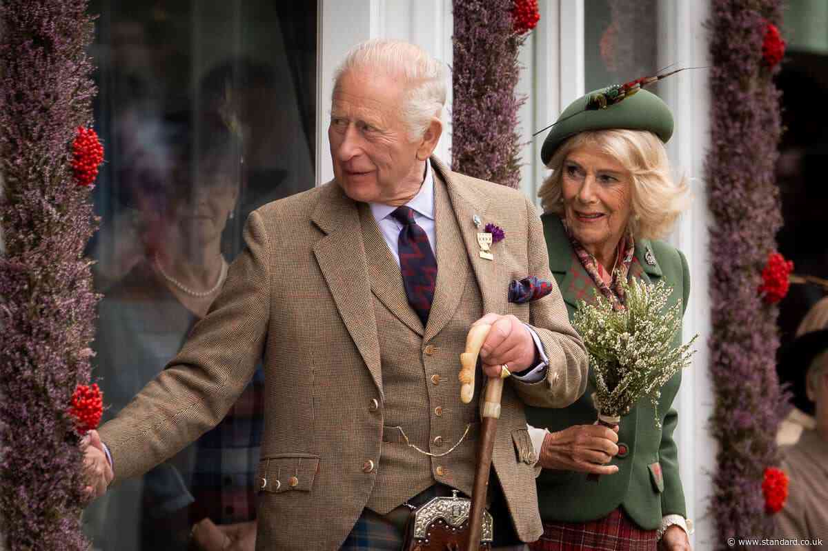 Sun breaks out to shine on King and Queen at Braemar Gathering