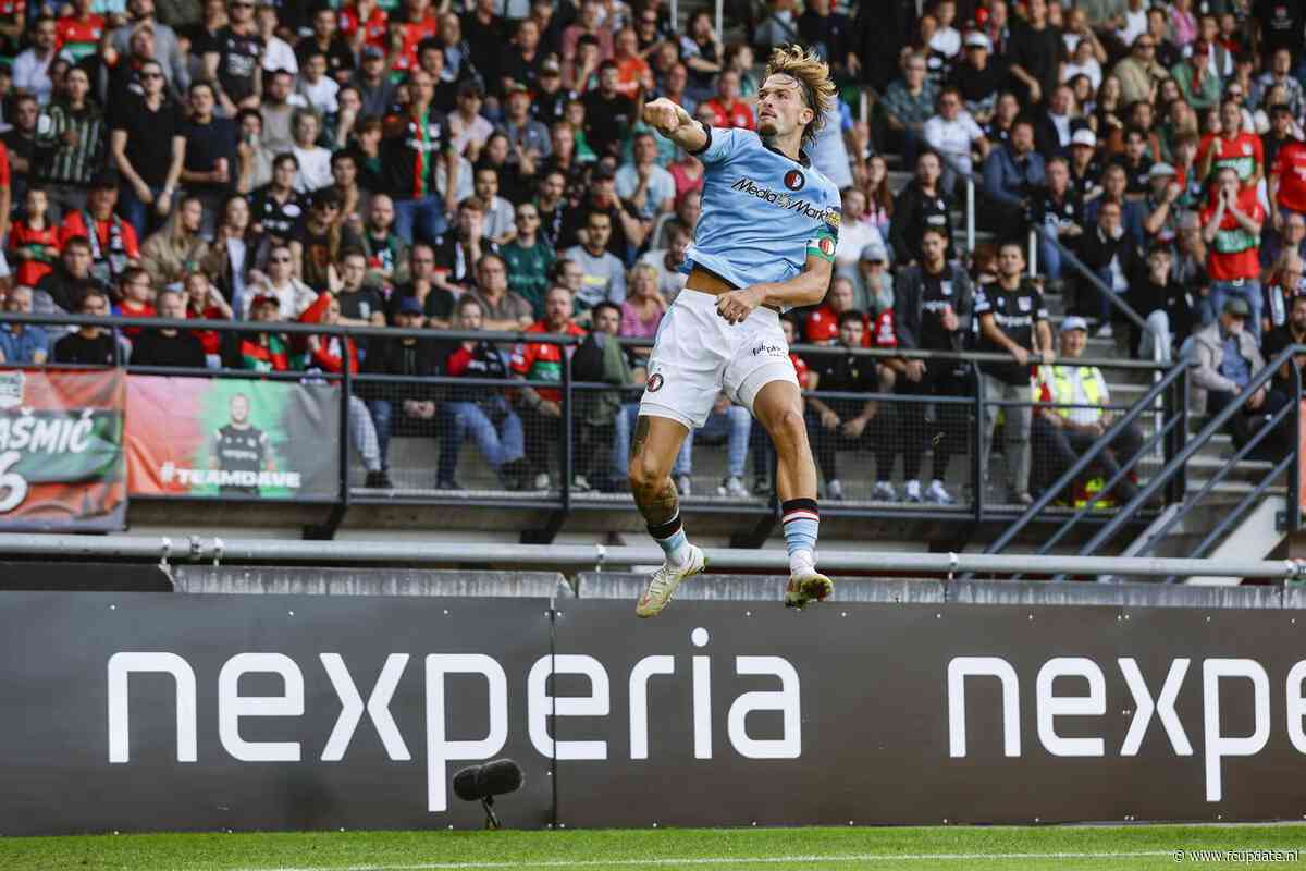 Feyenoord wint zonder Hadj Moussa van N.E.C. na heerlijke tweede helft