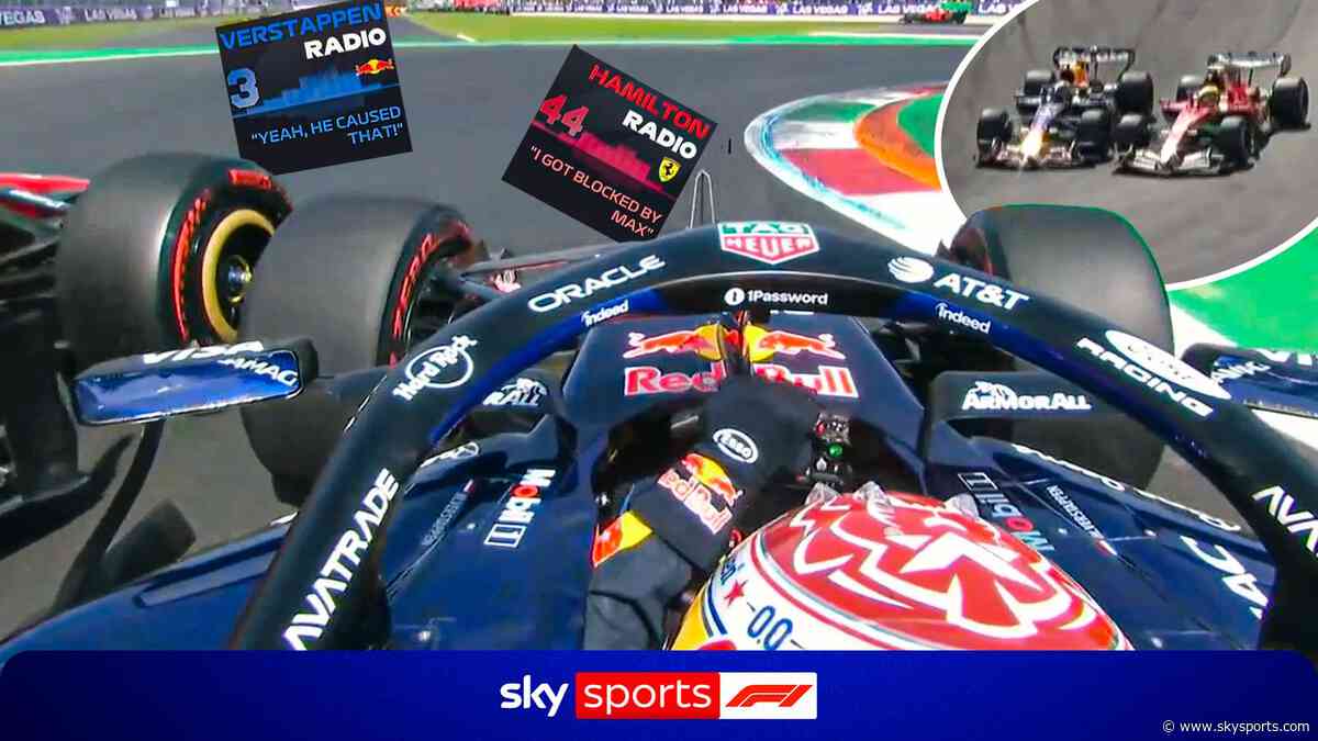 'He caused that!' | Verstappen and Hamilton almost collide during Monza P3!