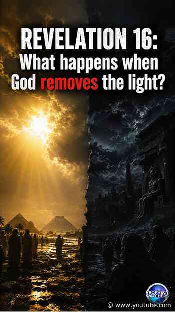 REVELATION 16  What happens when God removes the light?
