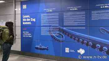 Bahnhöfe werden zu Buchseiten: Deutsche Bahn kämpft gegen Literaturverdrossenheit an