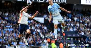 EPL: Haaland keeps Man City perfect as Spurs draw Forest