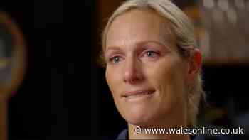 Zara Tindall becomes tearful in emotional conversation with husband Mike Tindall