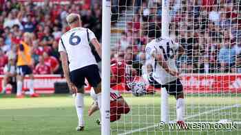 Nottingham Forest 0 - 0 Tottenham Hotspur: Spurs eke out first point of the season, as it happened