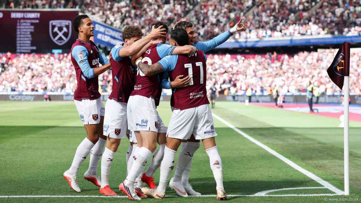 West Ham get second Championship win of season
