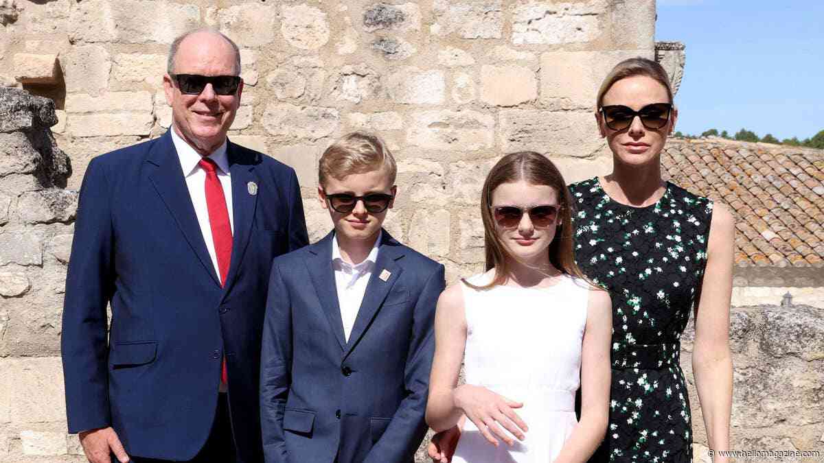 Princess Charlene is the ultimate doting mum on engagement with Prince Jacques and Princess Gabriella