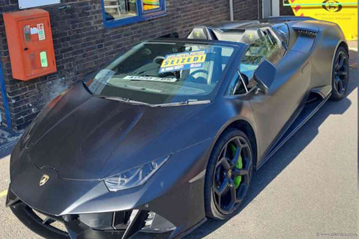 Lamborghini seized by police after speeding reports