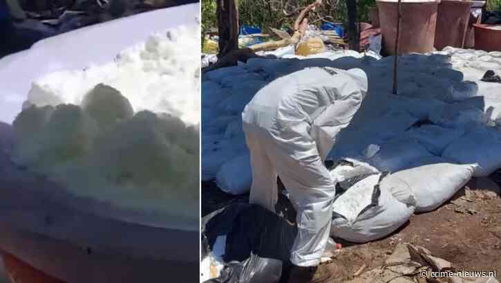 Enorme partij crystal meth van 16.000 kilo gepakt bij oprollen MEGA drugslab in Sinaloa