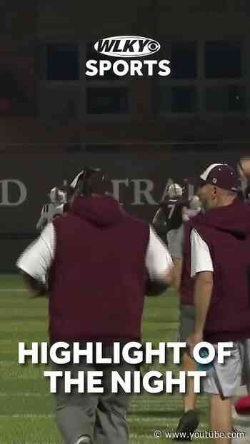 Holy Cross quarterback Jerek Hoover runs 92 yards for touchdown