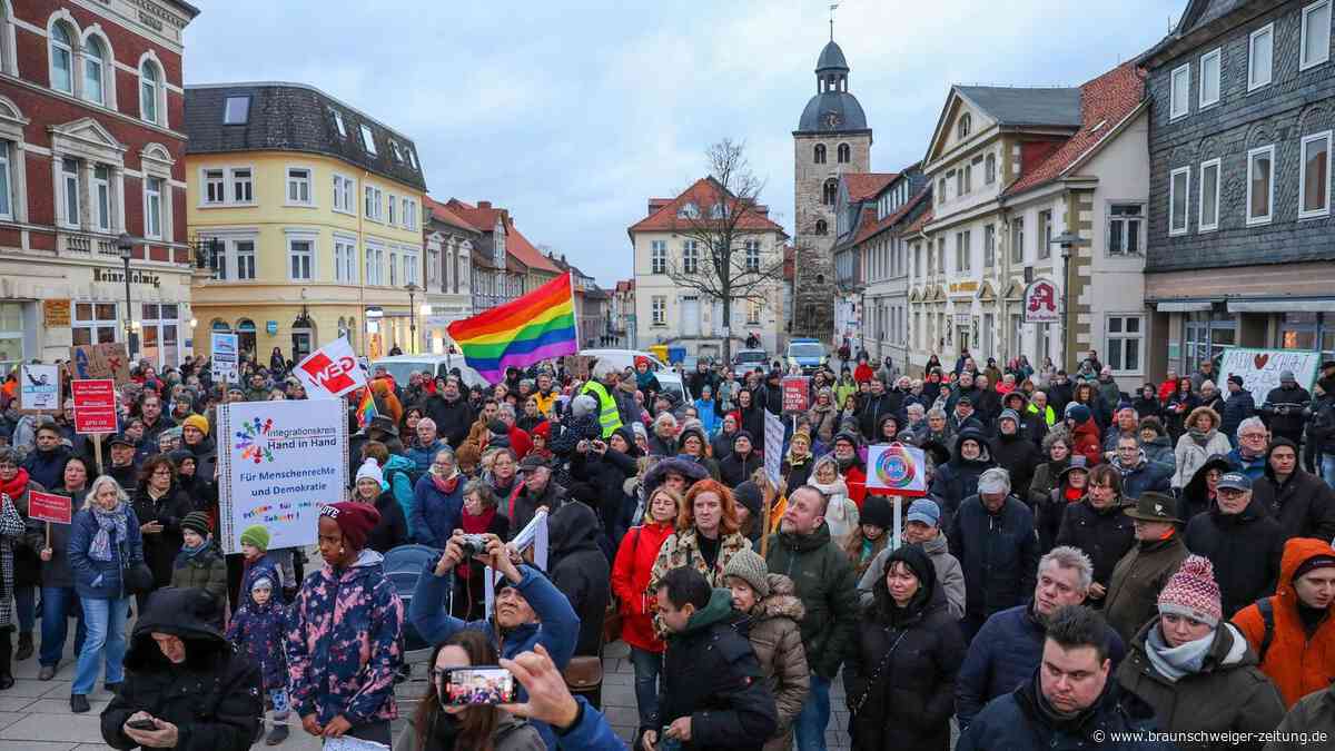 Wahlkampf-Abschluss der AfD in Königslutter: Protest formiert sich