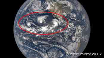 Rare trio of Pacific cyclones form as El Nino creates perfect storm conditions