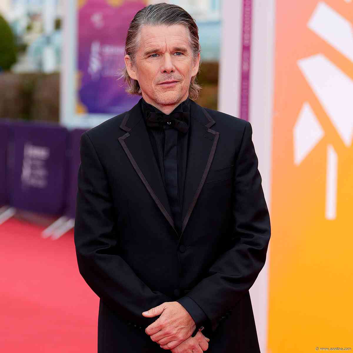 Ethan Hawke Makes Rare Appearance With Wife Ryan, Daughter Indiana