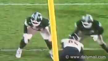 College football player commits vile act on opponent as he battles illness in first game