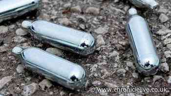 Corbridge man found with 11 cannisters of laughing gas tried to run from police