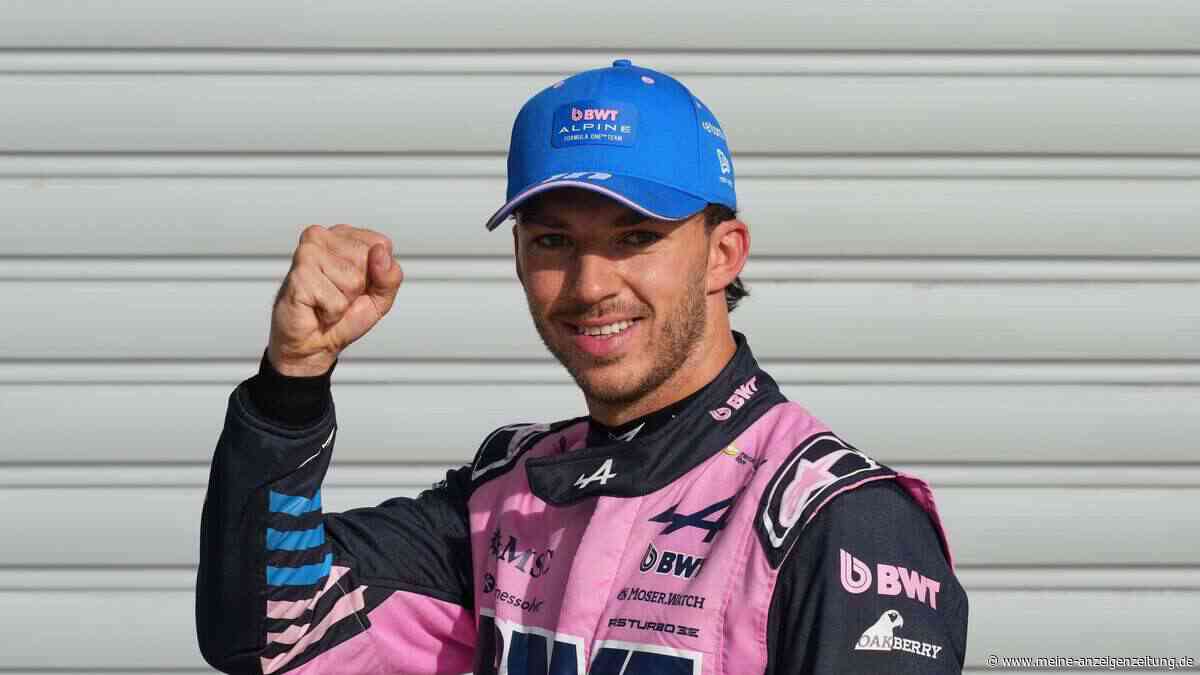 Überraschung in Monza: Gasly lässt Ferrari und Mercedes hinter sich