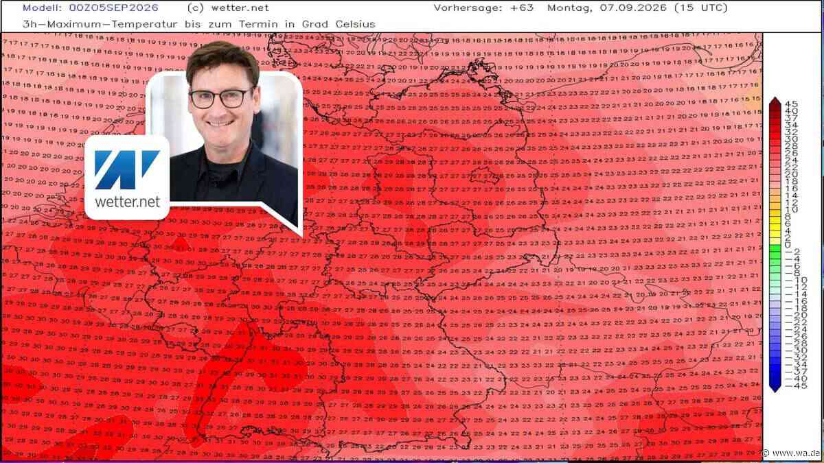 Erst Hochsommer im September – dann kracht der Südwesten Deutschlands um 20 Grad in die Tiefe