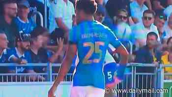 Cardiff's former Arsenal star Krystian Bielik 'grabs young fan by the throat after being slapped' - and gets away without any punishment in bizarre incident