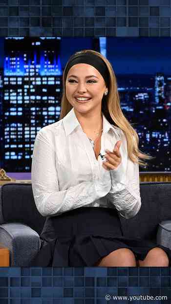 #MadelynCline had to swim with rats in catacombs for Outer Banks Season 4 😨 #FallonFlashback #OBX