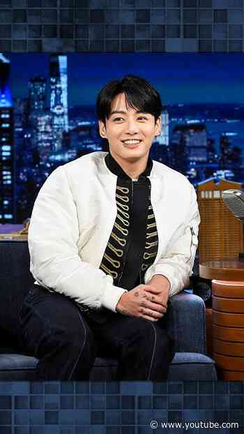 #BTS’ #JungKook tries New York pizza for the first time 🍕 #JungKookOnFallon #FallonFlashback
