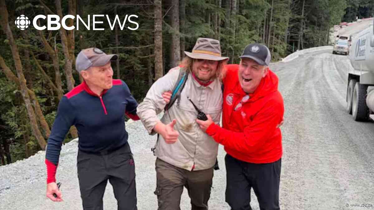 B.C. man who went missing in mountains found alive