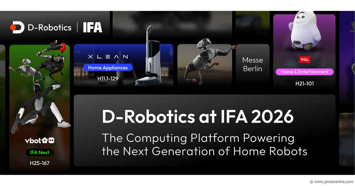 D-Robotics à l'IFA 2026 : la plateforme informatique au cœur de la prochaine génération de robots domestiques