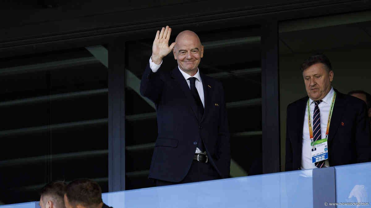 FIFA-baas Gianni Infantino ontwijkt vragen over WK-rechten: ’Niet vandaag, niet hier’
