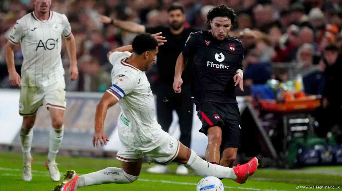 Wrexham boss Phil Parkinson fumes at 'leg-breaking' tackle in Swansea City draw